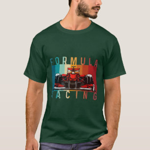 Retro Vintage Formula Racing Lovers Race Car frien T-Shirt