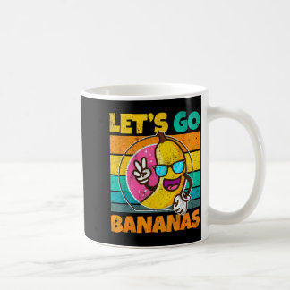 Retro Vintage Funny Banana Meme Let Go Banana Peac Coffee Mug