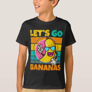 Retro Vintage Funny Banana Meme Let Go Banana Peac T-Shirt