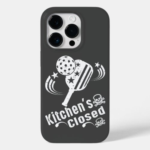Retro Vintage Funny Pickleball Kitchens Closed Case_Mate iPhone 14 Pro Case