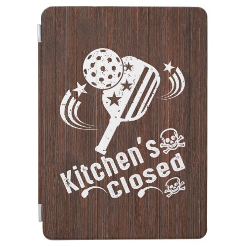 Retro Vintage Funny Pickleball Kitchens Closed iPad Air Cover