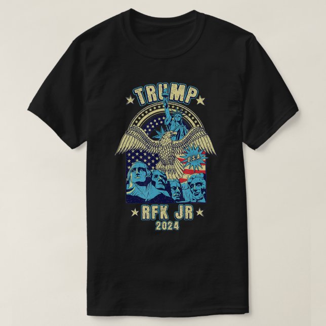 Retro Vintage Funny RFK JR 2024  T-Shirt (Design Front)