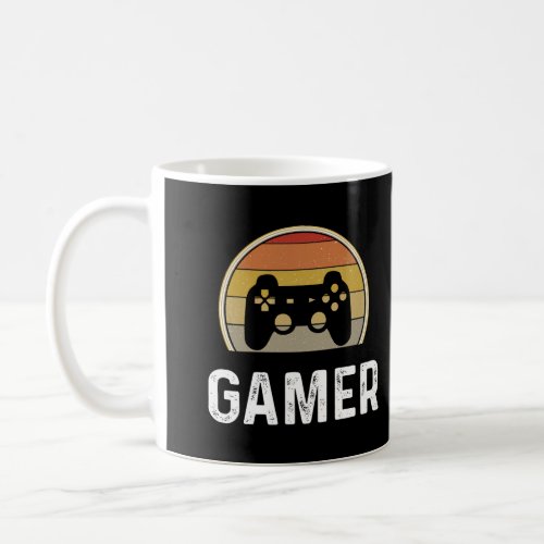Retro Vintage Gamer Gaming Shirt Gift Boys Teens M Coffee Mug