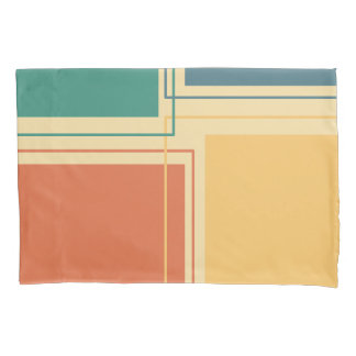 Retro Vintage Geometry Minimalism Pillow Case