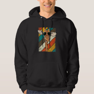Retro Vintage Giraffe Sunglasses Animal Hoodie