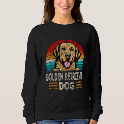 Retro Vintage Golden Retriever Dog  Dog Owner Sweatshirt