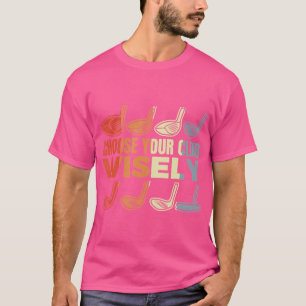 Retro Vintage Golf Club Design For A Golfer Golfin T-Shirt