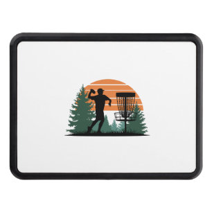 Retro Vintage Golf Disk Playing Hitch Cover