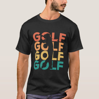 Retro Vintage Golfing Gift For Golfers T-Shirt
