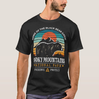 Retro Vintage Great Smoky Mountains National T-Shirt