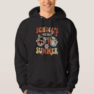 Retro Vintage Groovy Last Day of School s Out For Hoodie