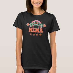 Retro vintage groovy Mima matching family party ce T-Shirt