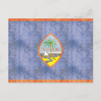 Retro Vintage Guam Flag Postcard