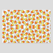 Retro Vintage Halloween Pattern Candy Corn Wrapping Paper Sheets