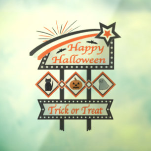 Retro Vintage Halloween Sign – Trick or Treat