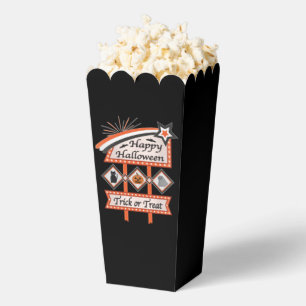 Retro Vintage Halloween Sign – Trick or Treat Favor Boxes