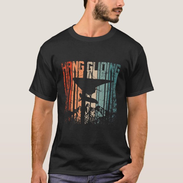 Retro vintage hang gliding T-Shirt (Front)