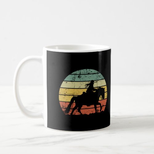 Retro Vintage Hooves Horseshoe Horseriding Horse Coffee Mug