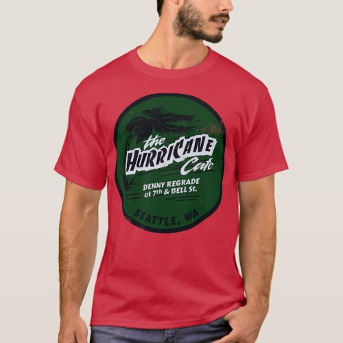 Retro Vintage Hurricane Cafe Seattle T_Shirt