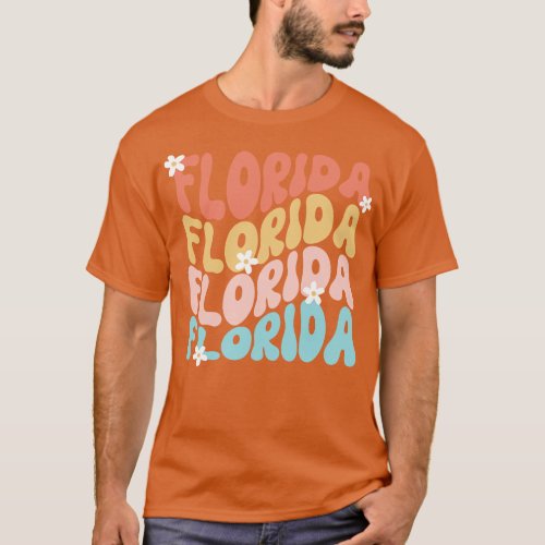 Retro Vintage I Love Florida USA State T_Shirt