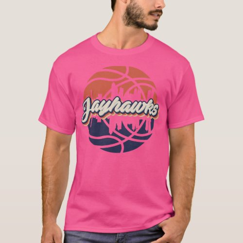 Retro Vintage Jayhawks T_Shirt