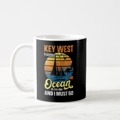 Retro Vintage Key Largo Family Vacation Matching F Coffee Mug