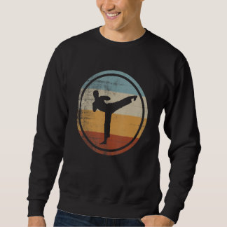 Retro Vintage Kickboxer Kickboxing Sweatshirt