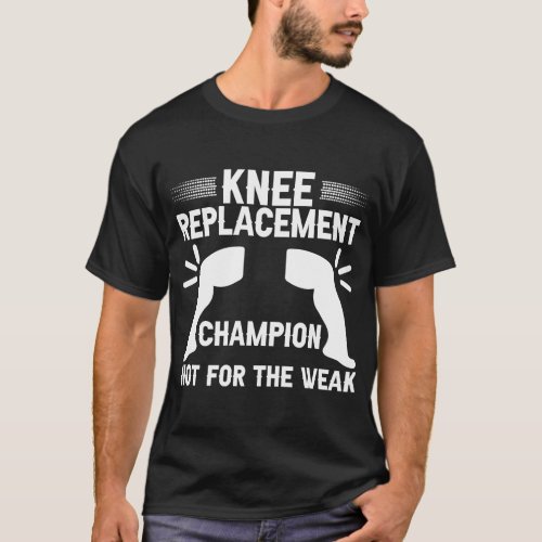 Retro Vintage Knee Replacement Champion T_Shirt