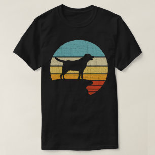 Retro Vintage Labrador Black Lab Owner Dog Puppy T-Shirt