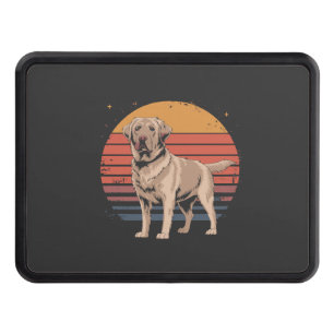Retro Vintage Labrador Retriever Dog Lover Gifts Hitch Cover