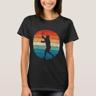 Retro Vintage Lacrosse Player  T-Shirt