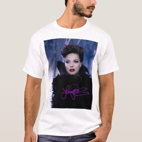 Retro Vintage Lana Parrilla Evil Queen Regina Mill T_Shirt