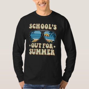 Retro Vintage Last Day Of School Schools Out For S T-Shirt