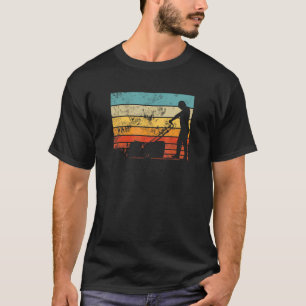 Retro Vintage Lawn Mower Gardener Lawn Mowing T-Shirt
