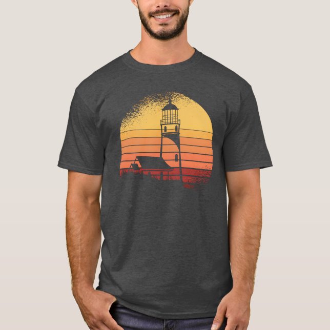 Retro Vintage Lighthouse friend T-Shirt (Front)