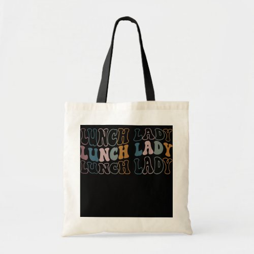 Retro Vintage Lunch Lady Funny Cafeteria Crew Tote Bag