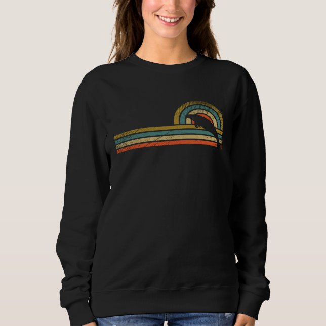 Retro vintage Manatee  and cute animal  2 Sweatshirt (Front)
