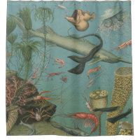 Retro vintage marine biology ocean fish