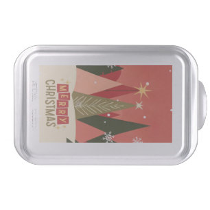 Retro/Vintage Merry Christmas tree Cake Pan