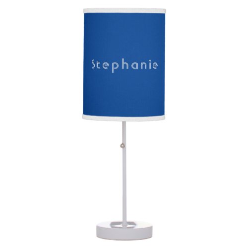 Retro Vintage Minimalist Modern Blue Table Lamp