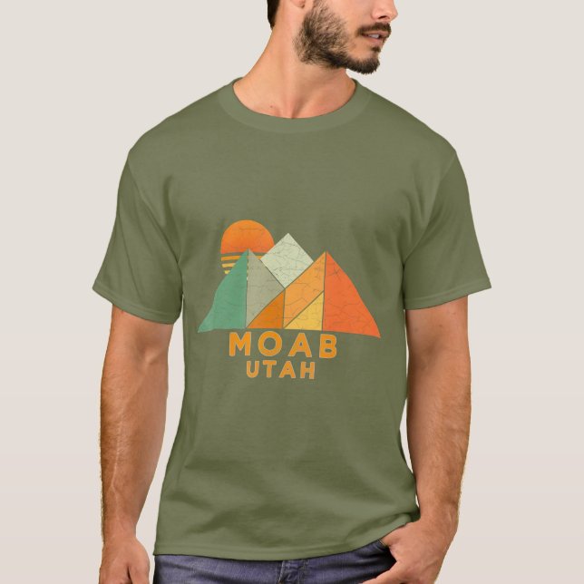 Retro Vintage Moab T-Shirt (Front)