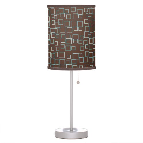 Retro Vintage Mod Brown Lamp Home Decor