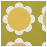 Retro Vintage Mod Geometric Pattern Fabric
