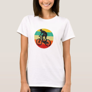 Retro Vintage Mountain Bike Silhouette T-Shirt
