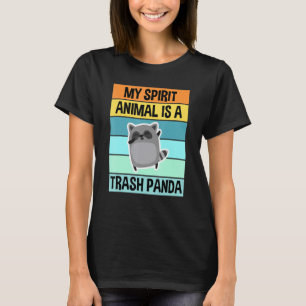 Retro Vintage My Spirit Animal Is A Trash Panda Ra T-Shirt