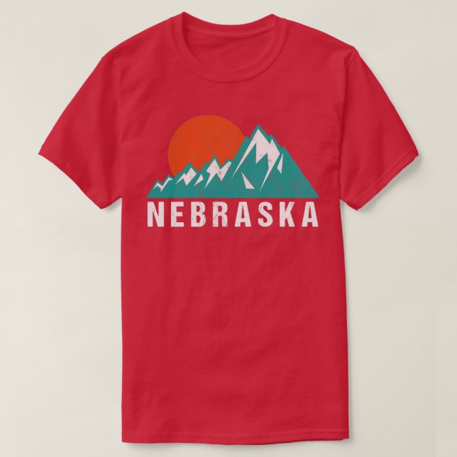 Retro Vintage Nebraska2  T-Shirt (Design Front)