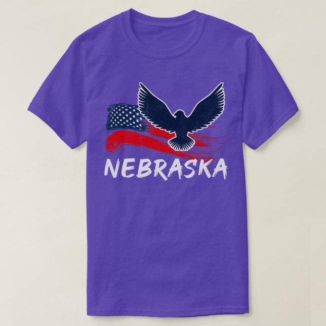 Retro Vintage Nebraska4  T-Shirt (Design Front)