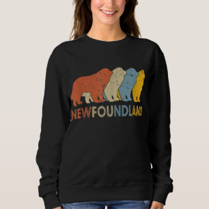 Retro Vintage Newfoundland Funny Newfie Lovers Sweatshirt