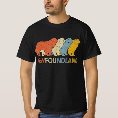 Retro Vintage Newfoundland  Funny Newfie Lovers T_Shirt