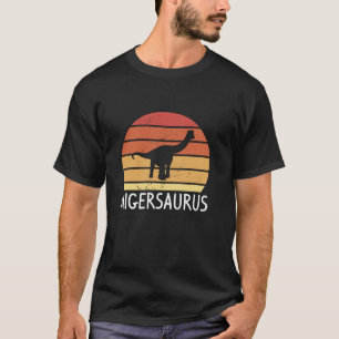 Retro Vintage Nigersaurus Dinosaur Lover Dinosaurs T-Shirt
